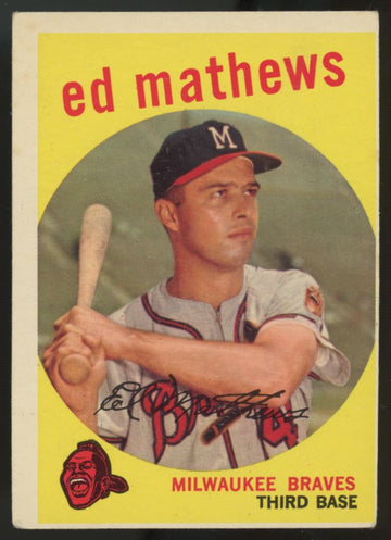 1959 Topps Ed Mathews #450 VG