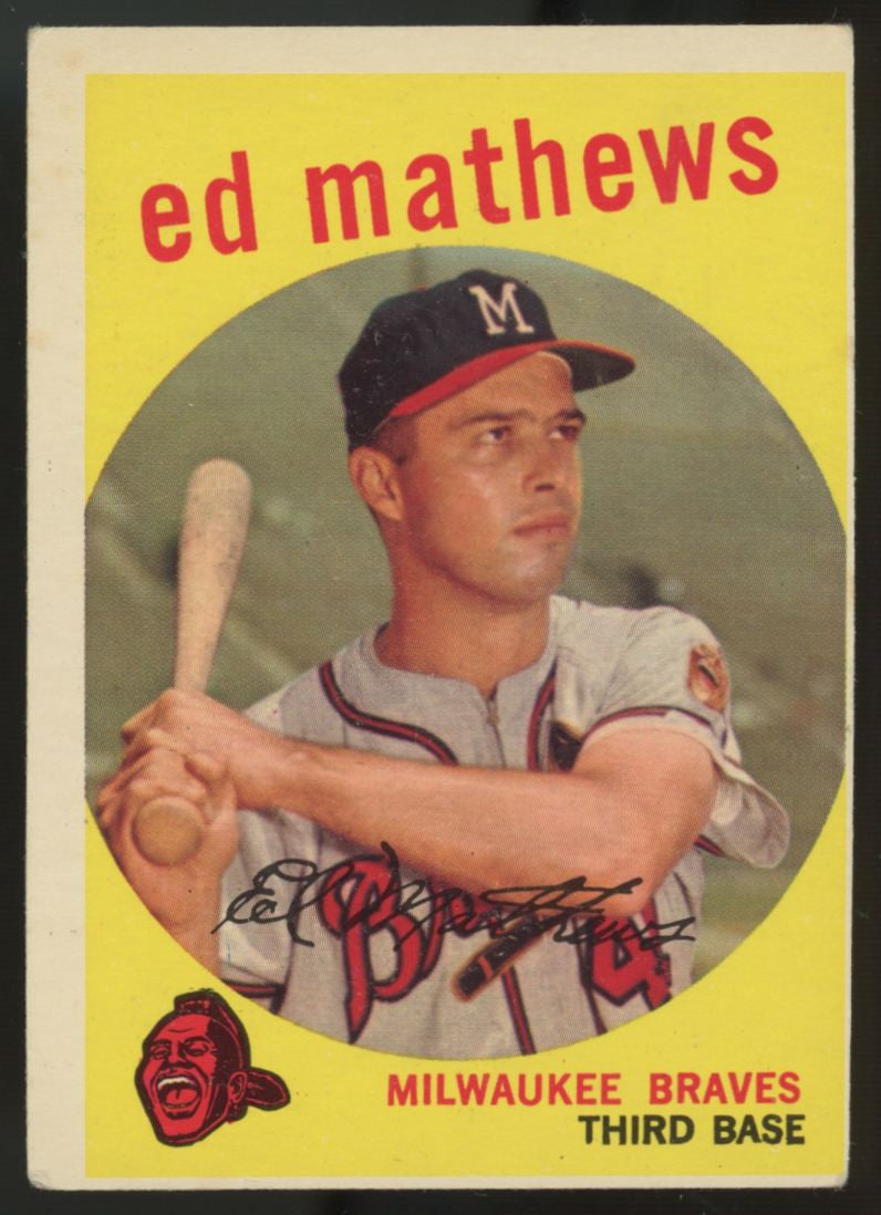 1959 Topps Ed Mathews #450 VG
