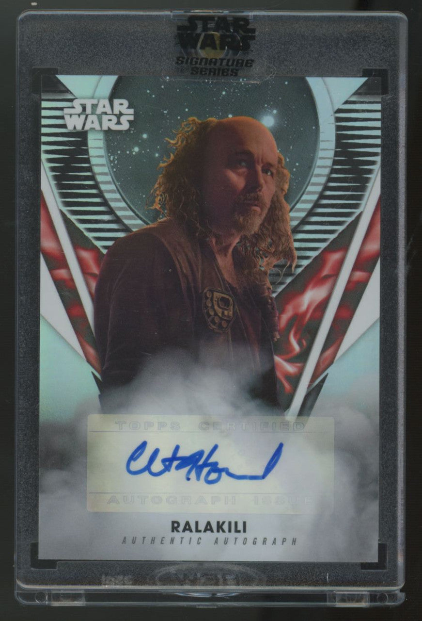 2023 Topps Star Wars Signature Series Ralakili/Clint Howard Refractor Auto #A-CH