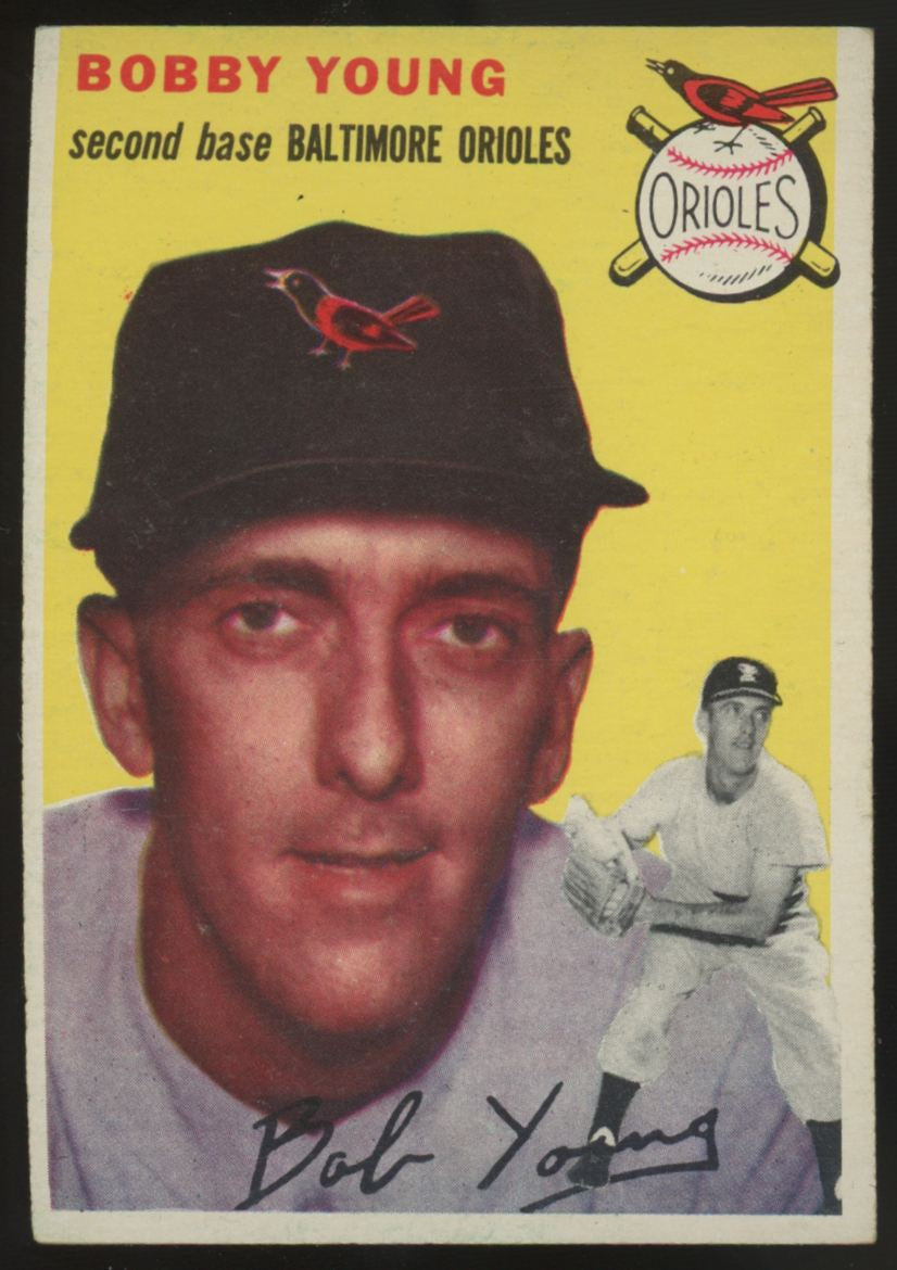 1954 Topps Bobby Young #8 EX/MT