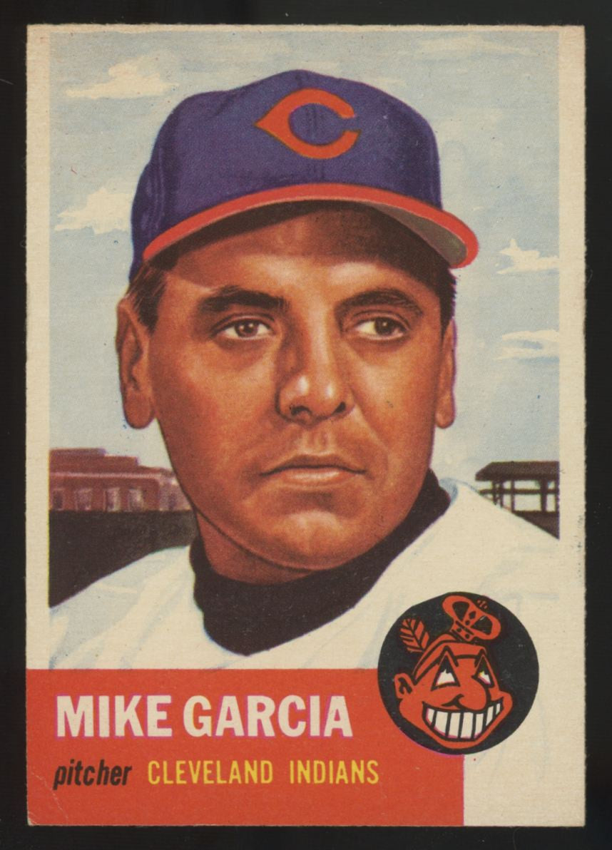 1953 Topps Mike Garcia #75 VG/EX