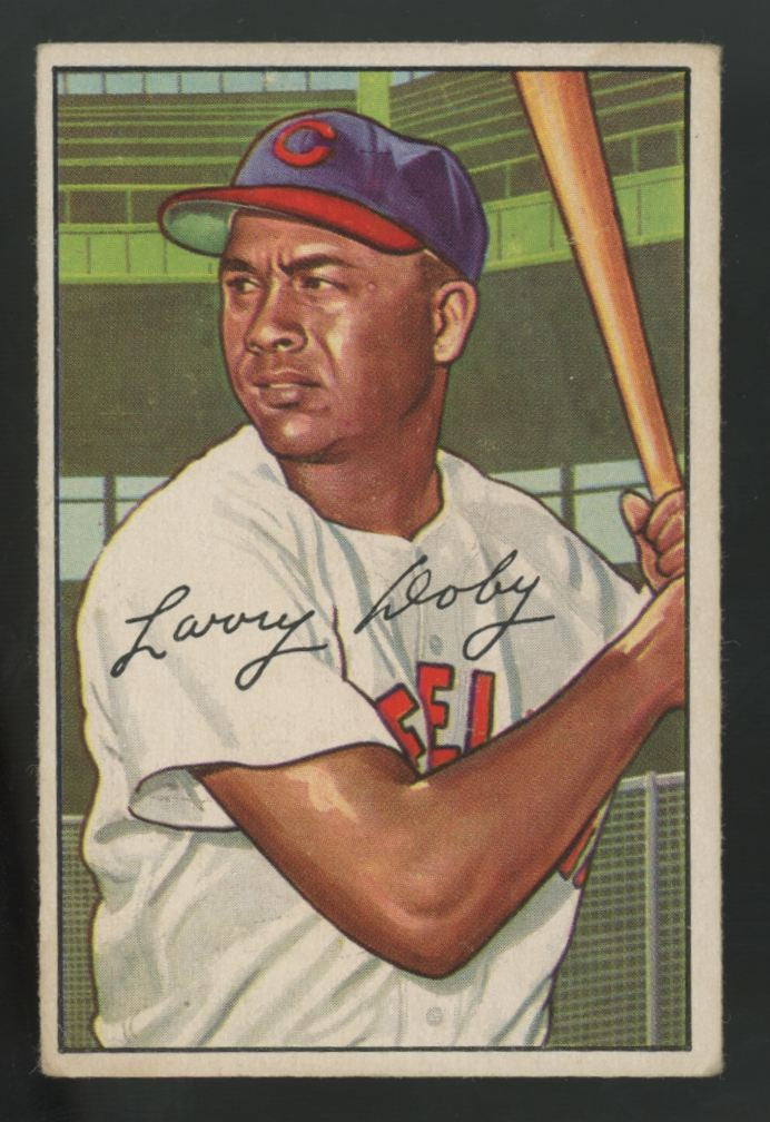 1952 Bowman Larry Doby Picture Card #115 VG-VG/EX