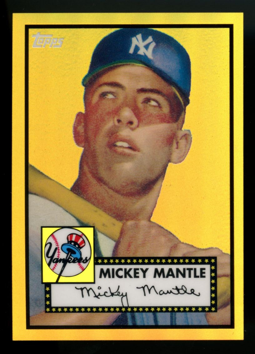 2008 Topps Mickey Mantle 1952 Gold Refractor #MMR-52