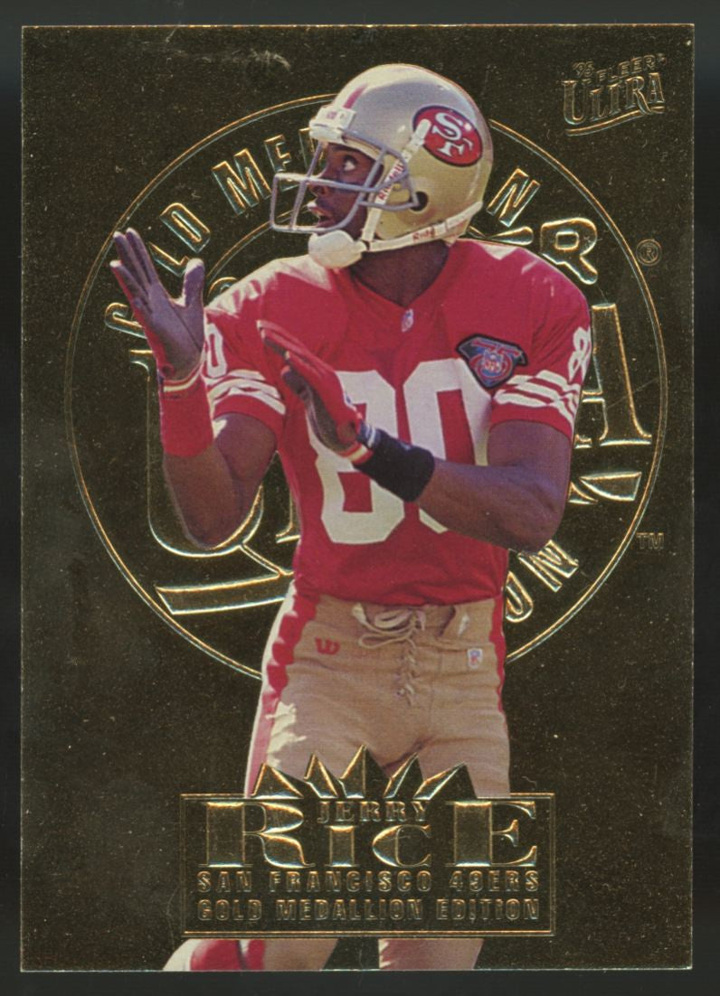 1995 Fleer Ultra Jerry Rice Gold Medallion Edition #301