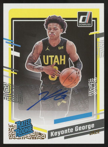 2023-24 Panini Donruss Keyonte George RC Rated Rookie Auto #286