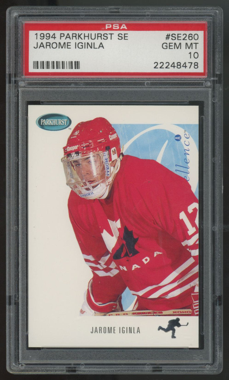 1994-95 Parkhurst Special Edition Jarome Iginla RC #SE260 PSA 10