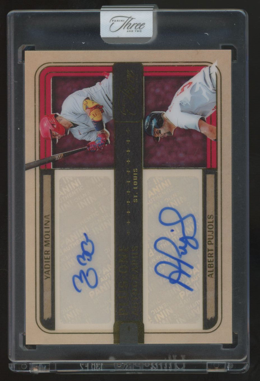 2025 Panini Three And Two Molina/Pujols Plus-One Dual Auto /33 #PO-STL