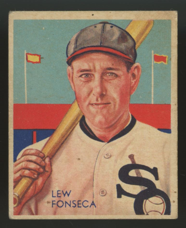 1934 National Chicle Lew Fonseca Diamond Stars #7 Poor (Pinhole)