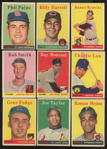 1958 Topps Baseball Near Complete Set (401/495) VG-EX