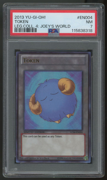 2013 Yugioh Scapegoat Token Legendary Collection 4 #EN004 PSA 7
