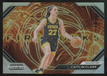 2024 Panini Prizm Draft Caitlin Clark Fireworks #15