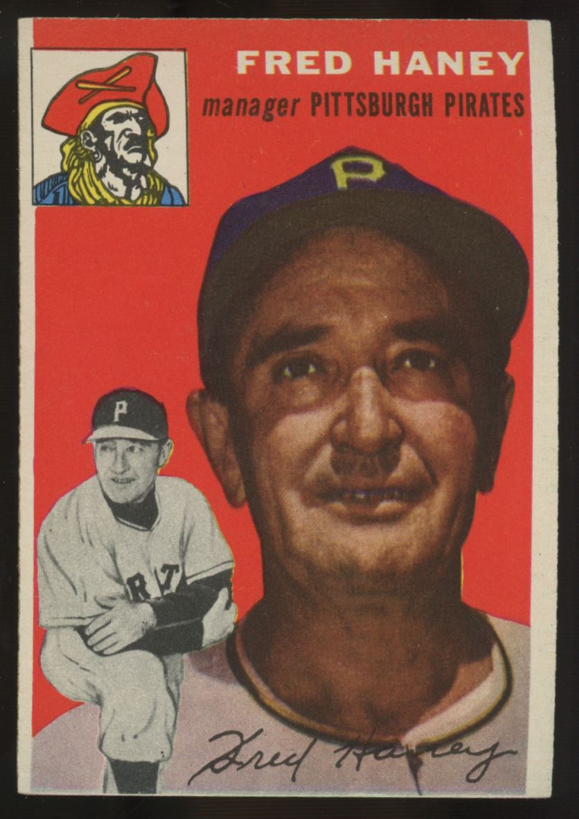 1954 Topps Fred Haney #75 EX-MT