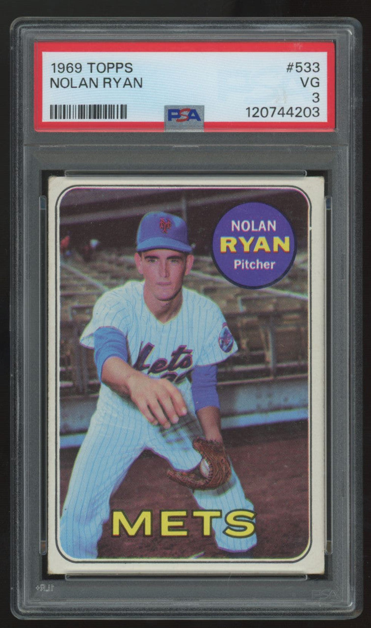 1969 Topps Nolan Ryan #533 PSA 3 *203