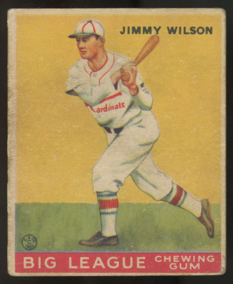 1933 Goudey Jimmy Wilson #37 F/G