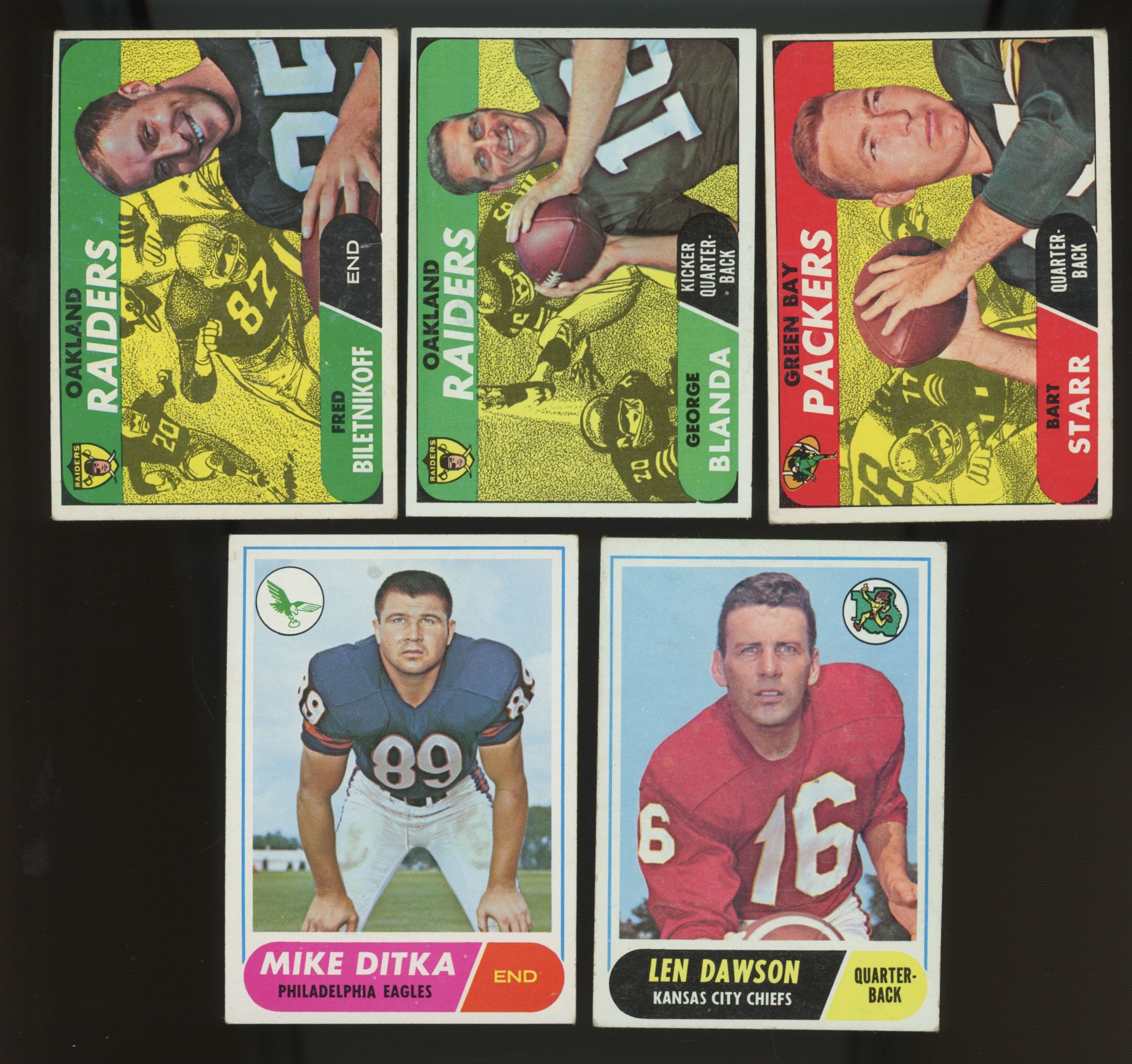 1968 Topps Football Complete Set (219) VG-EX