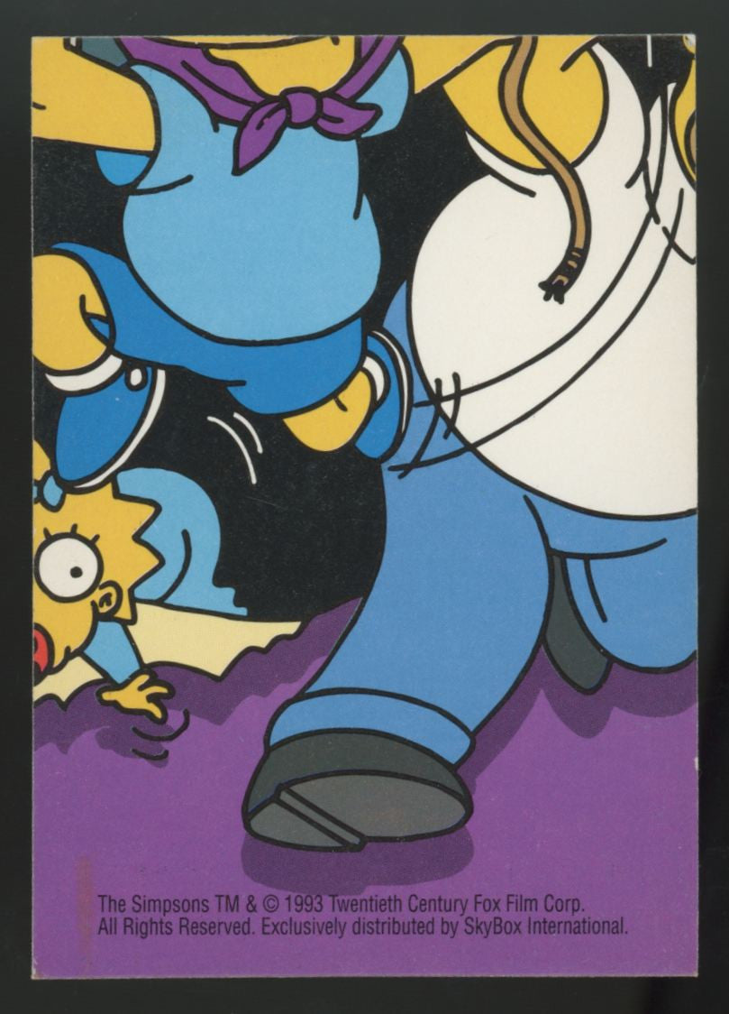 1993 Skybox Simpsons Holo Lot Of 2 (Itchy & Scratchy, Bart & Homer)