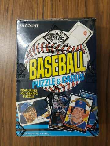1985 Donruss Baseball BBCE Sealed Wrapped Box 36 Packs Clean Unopened Wax Box!