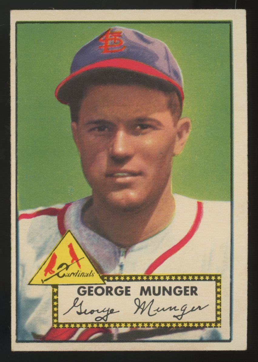 1952 Topps George Munger #115 VG/EX