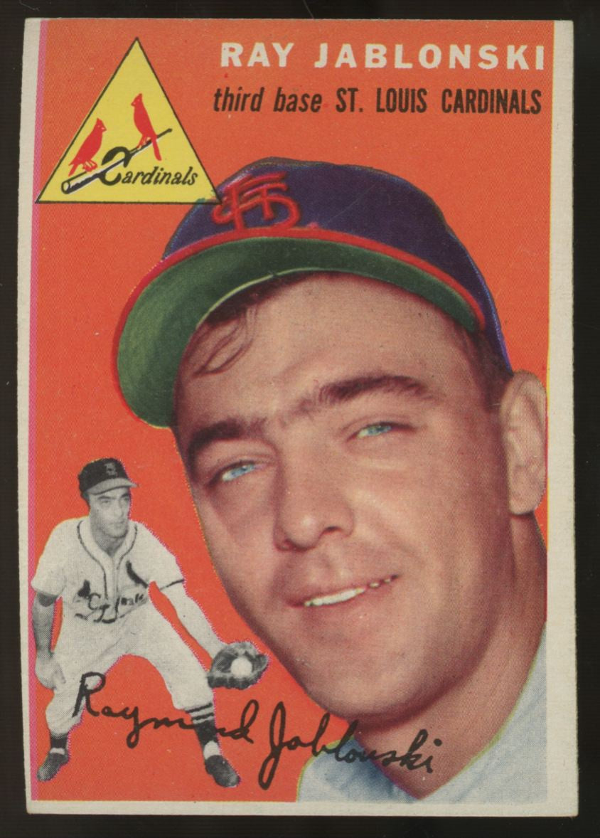 1954 Topps Ray Jablonski #26 EX-MT