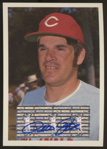 1985 Topps Renata Galasso Pete Rose Auto #97 "B"