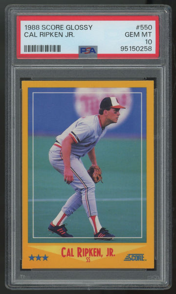 1988 Score Glossy Cal Ripken Jr. #550 PSA 10