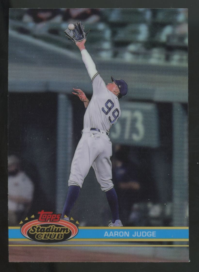 2021 Topps Stadium Club Aaron Judge Chrome Refractor #255