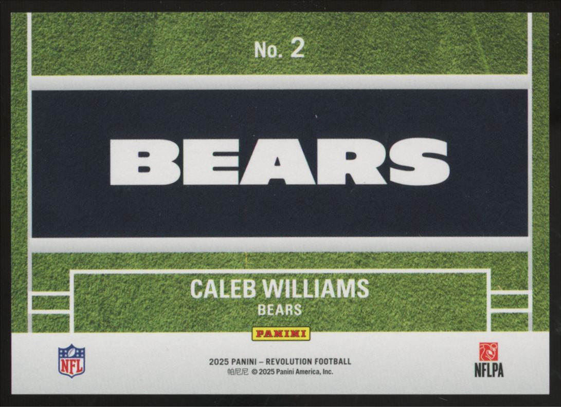 2025 Panini Revolution Caleb Williams Prime Time SSP #2