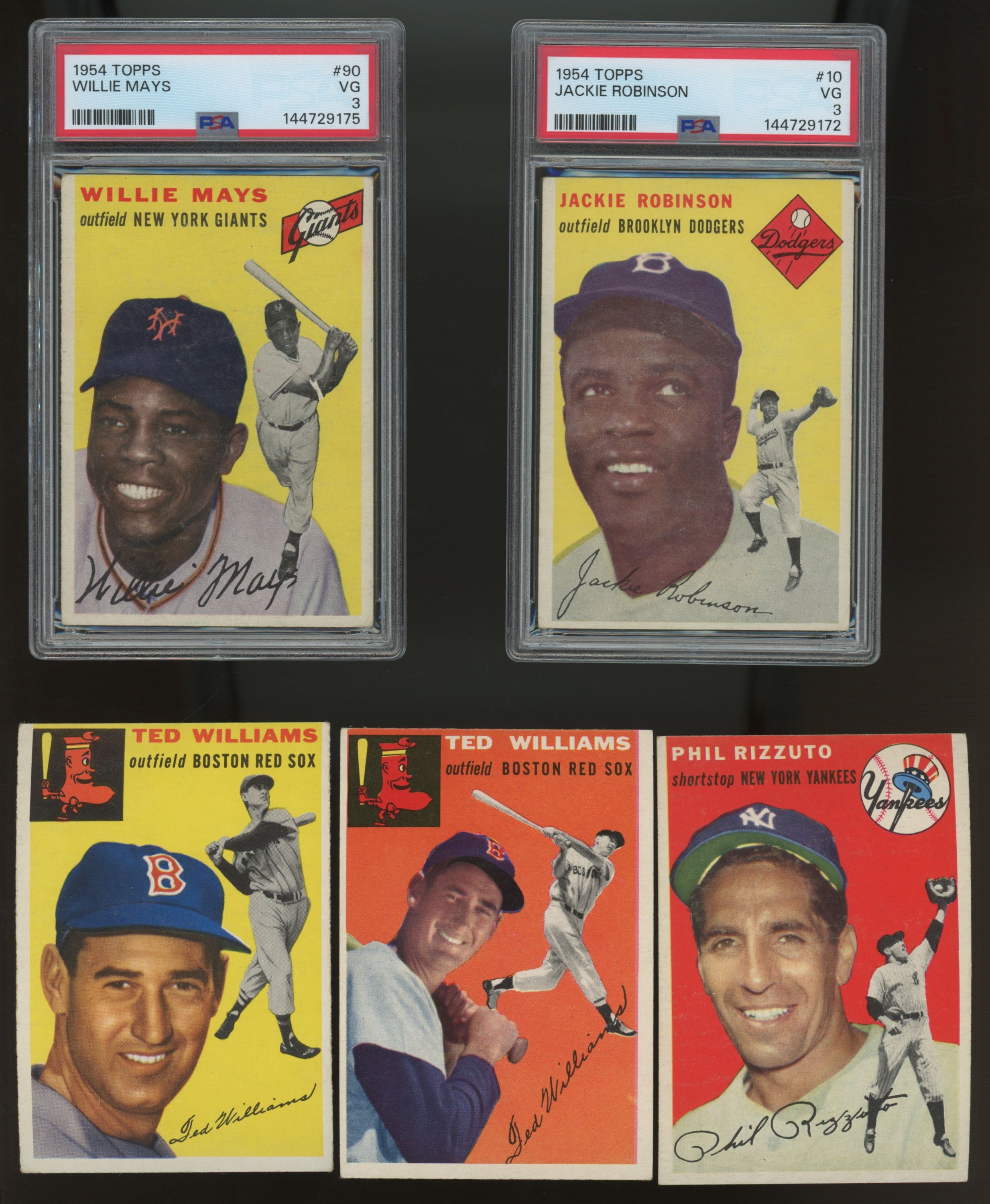 1954 Topps Baseball Complete Set (250) VG-VG/EX