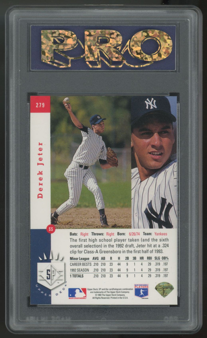 1993 Upper Deck SP Derek Jeter RC #279 PRO 9.5