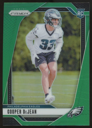 2024 Prizm Cooper DeJean RC Green Prizm #321