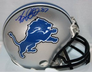 Brandon Pettigrew Detroit Lions Autographed Mini Helmet