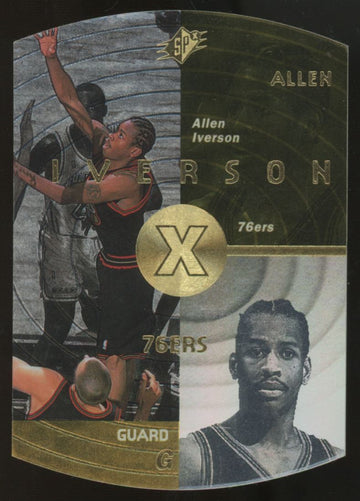 1997-98 Upper Deck SPx Allen Iverson Gold Die-Cut #30