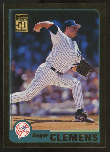 2001 Topps Roger Clemens Gold /2001 #170