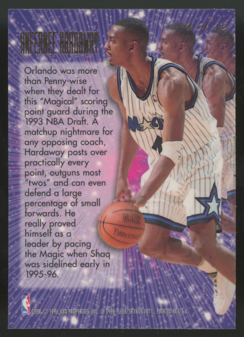 1995-96 Fleer Flair Anfernee Hardaway New Heights #1
