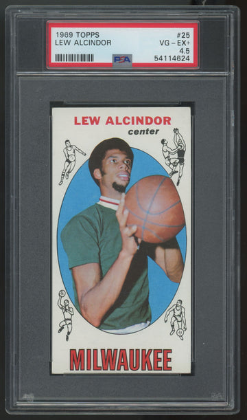 1969-70 Topps Lew Alcindor RC #25 PSA 4.5