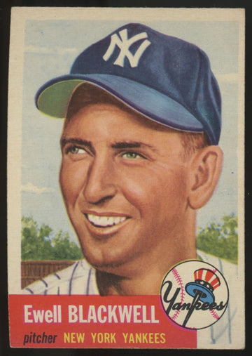 1953 Topps Ewell Blackwell #31 EX "A"