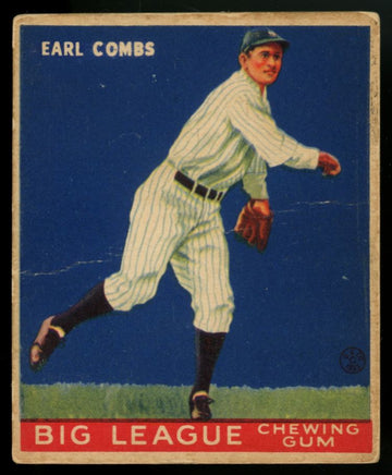 1933 Goudey Earle Combs #103 Fair