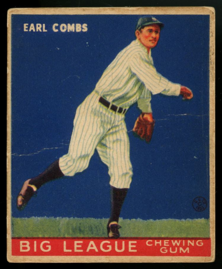 1933 Goudey Earle Combs #103 Fair