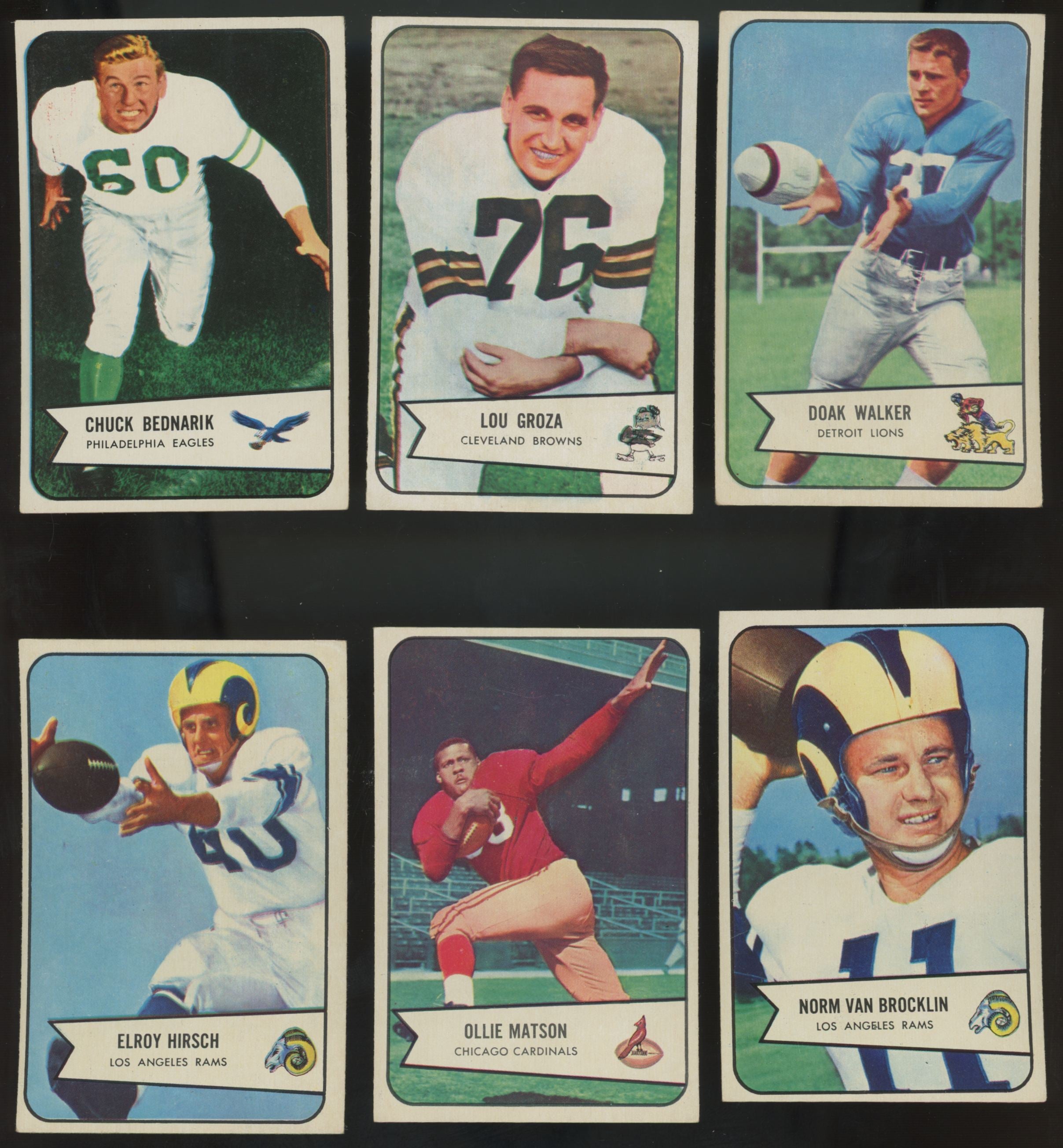 1954 Bowman Football Complete Set (128/128) VG-EX/EX On Average