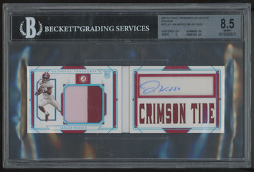 2021 National Treasures Jaylen Waddle RC Patch Auto Booklet RPA /25 BGS 8.5 10