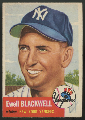 1953 Topps Ewell Blackwell #31 EX/MT