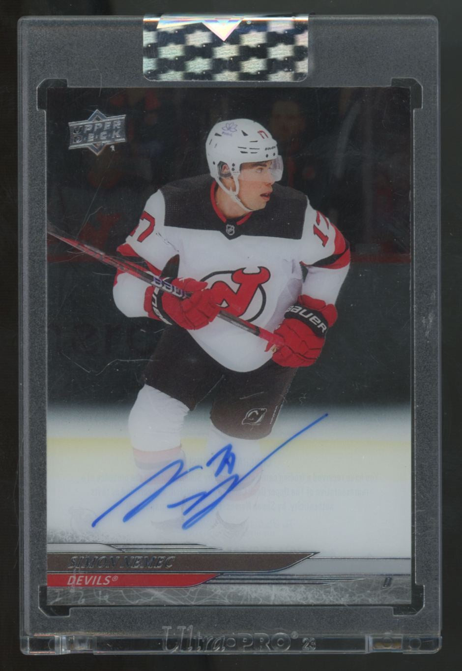 2024-25 Upper Deck Clear Cut Simon Nemec Auto #CC-SN