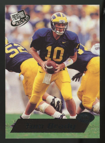 2000 Press Pass Tom Brady RC #37 "A"