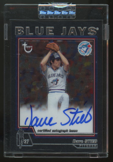 2004 Topps Chrome Signature Edition Retired Dave Stieb Auto #TA-DST