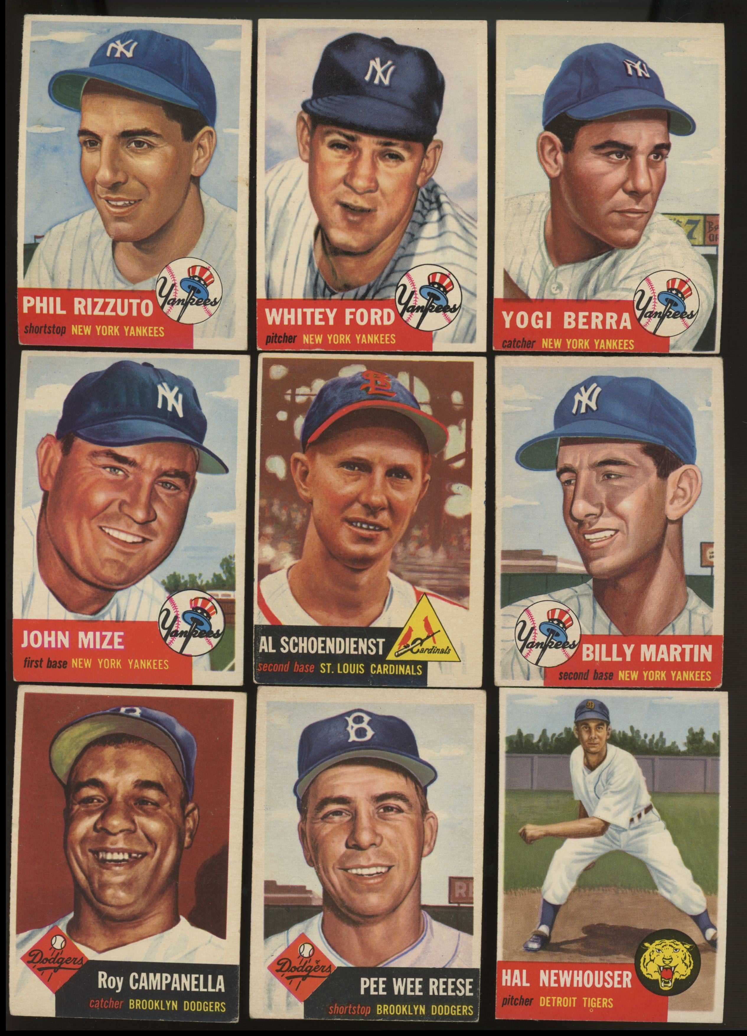 1953 Topps Baseball Complete Set (274) VG-EX