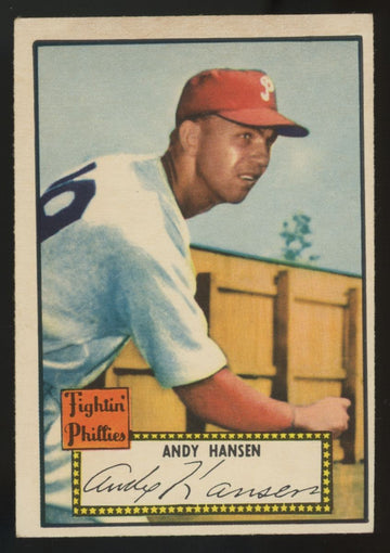 1952 Topps Andy Hansen RC #74 VG/EX