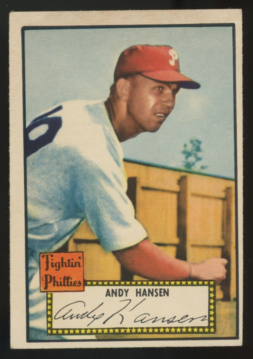 1952 Topps Andy Hansen RC #74 VG/EX