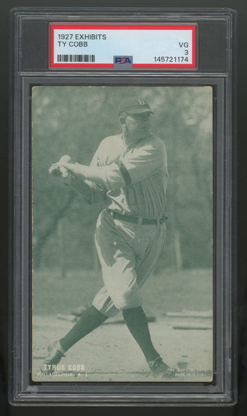 1927  Exhibits Ty Cobb PSA 3