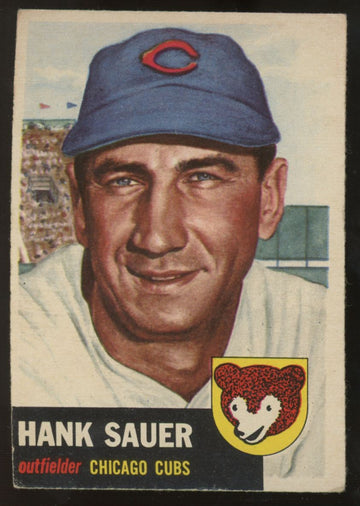 1953 Topps Hank Sauer #111 VG