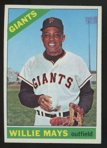 1966 Topps Willie Mays #1 EX "A"
